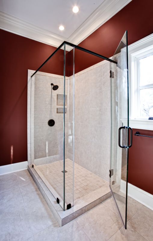Glass Panel Shower